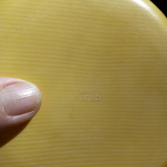 Vintage 1920s 30s Du Barry Ivory Pyralin 5 set Vanity Brush\Powder Jar - Picture 13 of 13